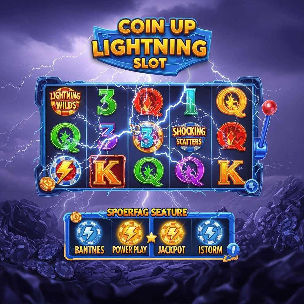 Coin Up: Lightning Half a dozen elegantly attired individuals engaged in a card game at a casino table.